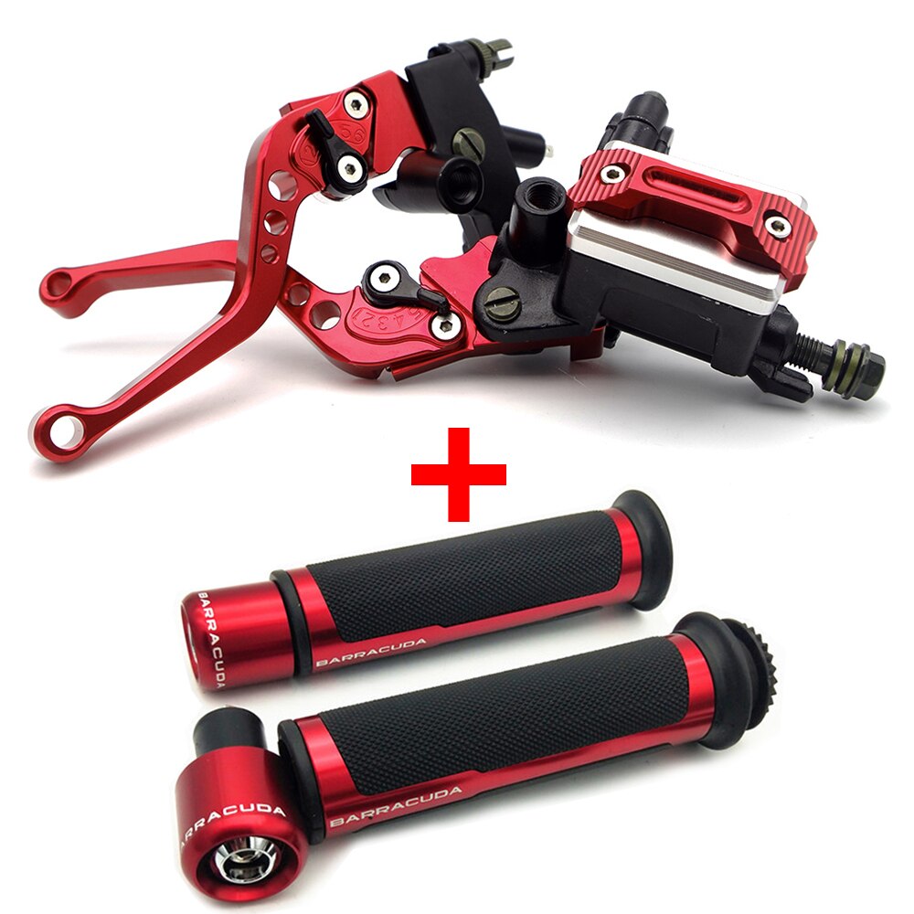 Motorcycle CNC Brake Clutch Levers Handlebar knobs Handle Hand Grip FOR Yamaha cygnus fzs Hyosung 125 Ducati diavel