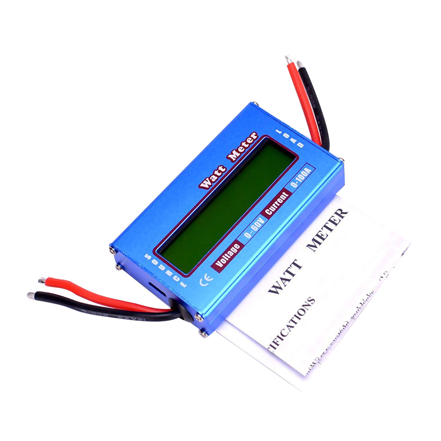 Rc watt meter 100a 50a power analyzer lcd skærm digital wattmeter høj præcision power meter balance batterispændingskontrol