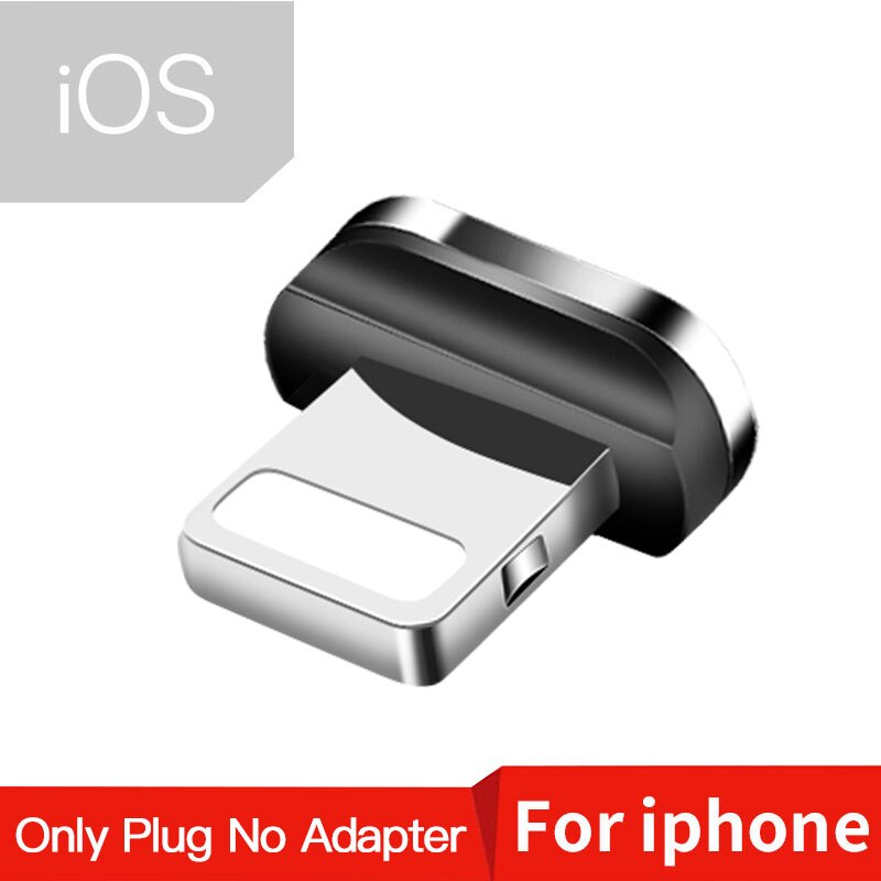 Essager Magnetic USB Type C Adapter USB-C Female To Micro Male Cable Magnet Type-C USB Converters Connector For iPhone Samsung: Only iOS Plug