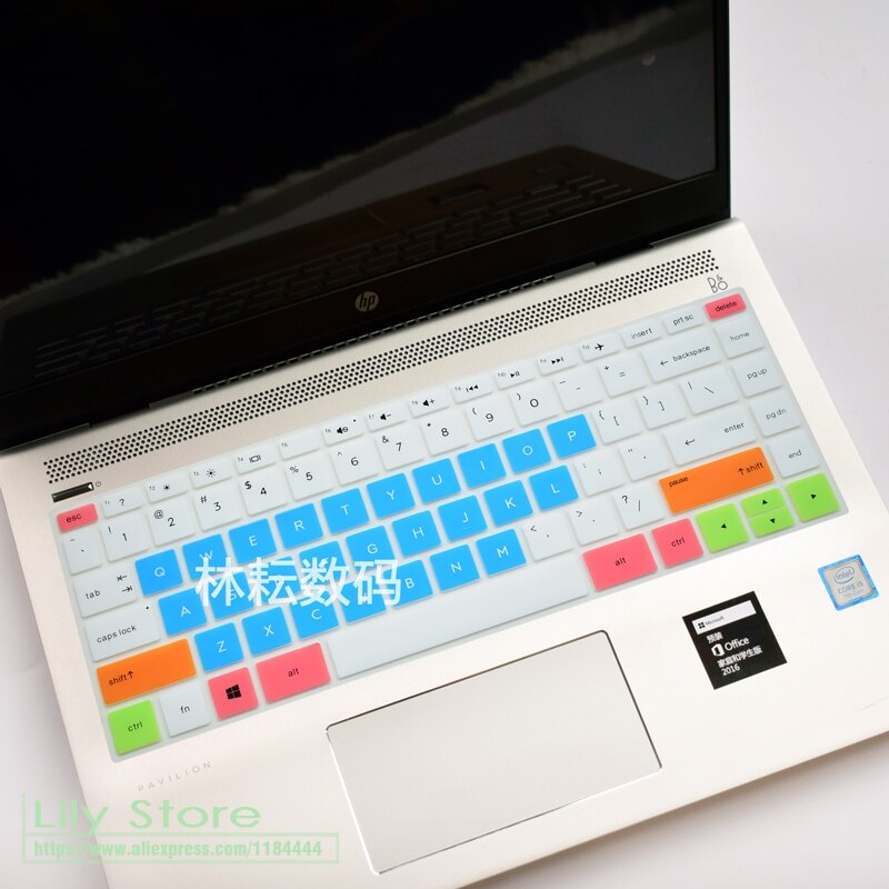 Til hp pavilion  x360 14 tommer tastaturbeskytter hud cover blød 14m-ba011dx 14m-ba013dx x 360 2- i -1 touch screen laptop: Candyblue
