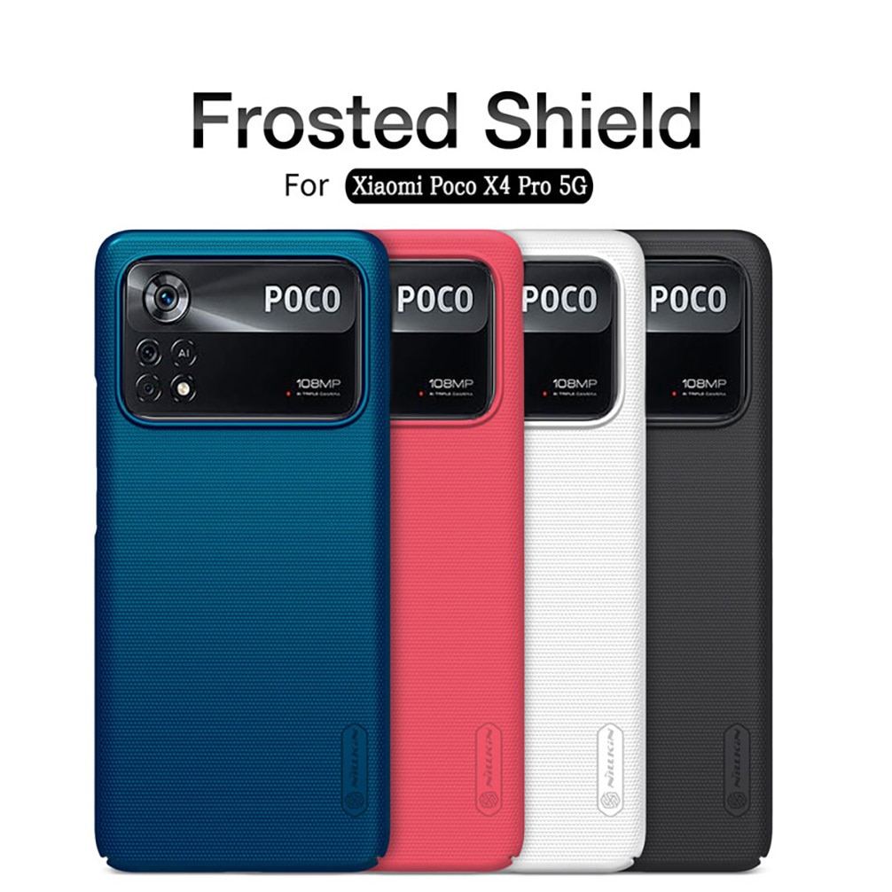 For Xiaomi Poco X4 Pro 5G Case Nillkin Super Frosted Shield Ultra-Thin PC Phone Shell For Xiaomi Poco X4 Pro 5G Back Cover