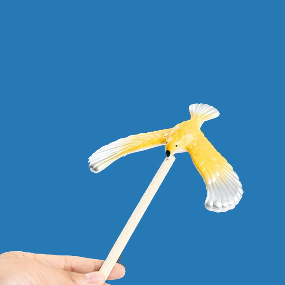 Balancing Bird, Hovering Eagle, Magical Balancing Bird Eagle con Pyramid Stand a casa Focus on Physics Toys 4 Pezzi