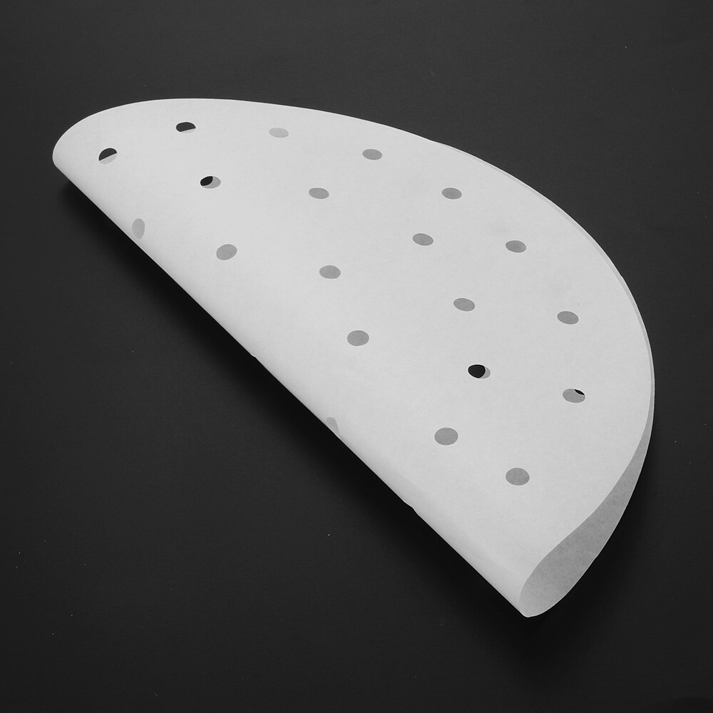 50pcs Bamboo Basket Steamer Paper Round Steamer Dim Sum Under Cookware Mat Round Non Stick Cooking Tools Kitchen Accessories