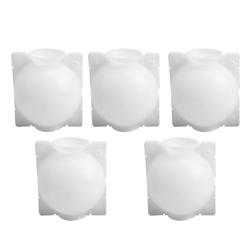 Caja para cultivo de plantas, 5 uds., bolas de enraizado, caja para cultivo de raíces, caja para cultivo de plantas, herramientas para plantar en jardín: White
