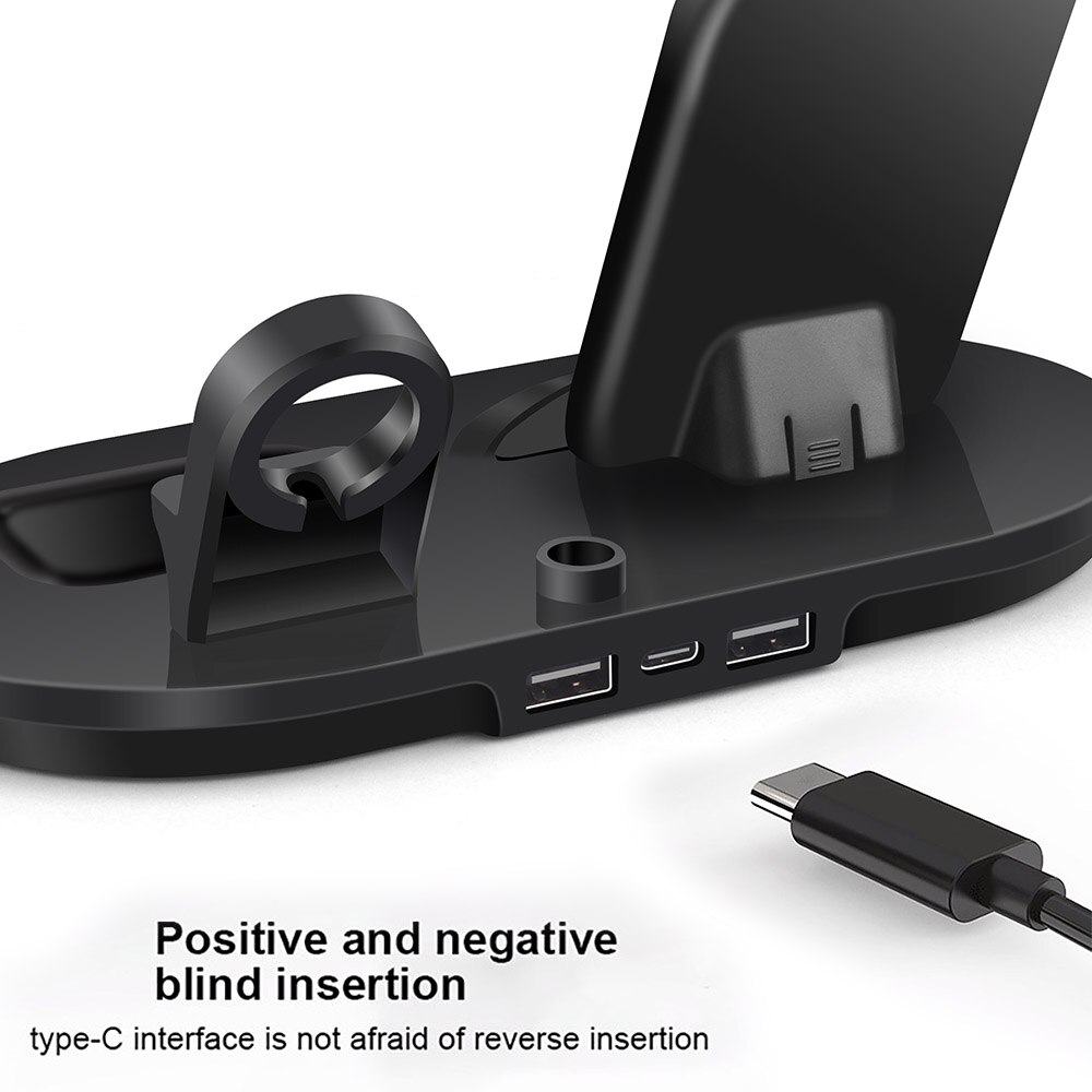 15W 3 in 1 Wireless Charger Dock Station For iPhone 12 11 XS XR X 8 AirPods Pro iWatch Apple Watch 6 SE 5 4 3 Qi Charging Stand