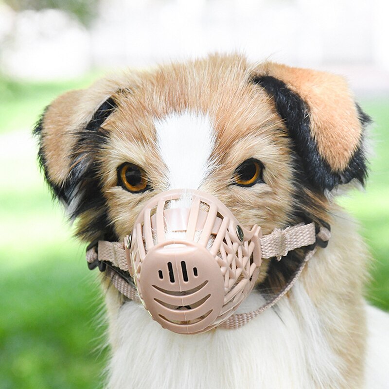 Haustier Hund Maulkorb Maske Korb Mund Maulkorb Stopp Bellen Anti Biss Rinde Einstellbar Atmungs Für Kleine Große Hunde Haustier Produkte