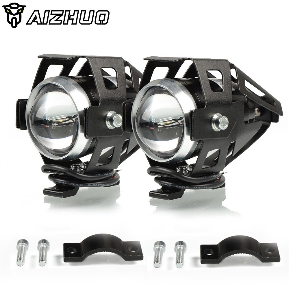 FOR HONDA CB CBR 125 150 200 250 300 350 400 450 500 250R/X 450R/X Motorcycle Headlights U5 Headlamp Spotlights Fog Head Light: 1 pair