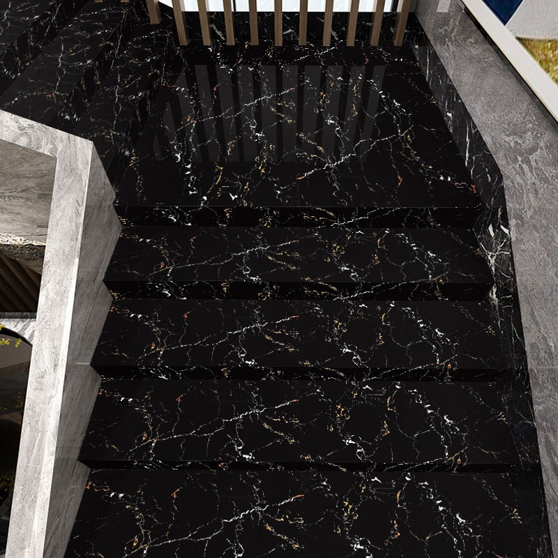 Marbling Stairs Stickers Stairs Decal Tiles Sticker Waterproof Escalera Stair Steps Stickers decoration: FLT-004 / 100cmX25cm