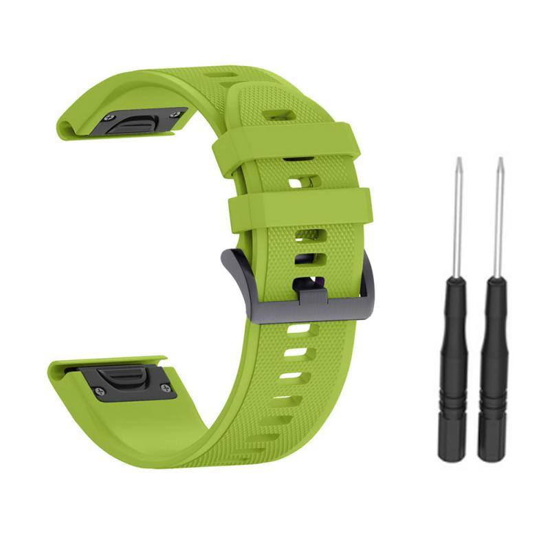 Silicone Strap For Garmin Fenix 3 3HR 5X 5X Plus Band Sport Bracelet Rubber Watchband Silicone Fitness Replacement Band: 11
