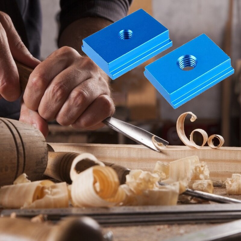 4x/Set T Track Slot Slider M6/M8 Sliding Bar Hoge Slijtvastheid Metalen Voor T-Track jig Schroef Werkbank Router Tafel