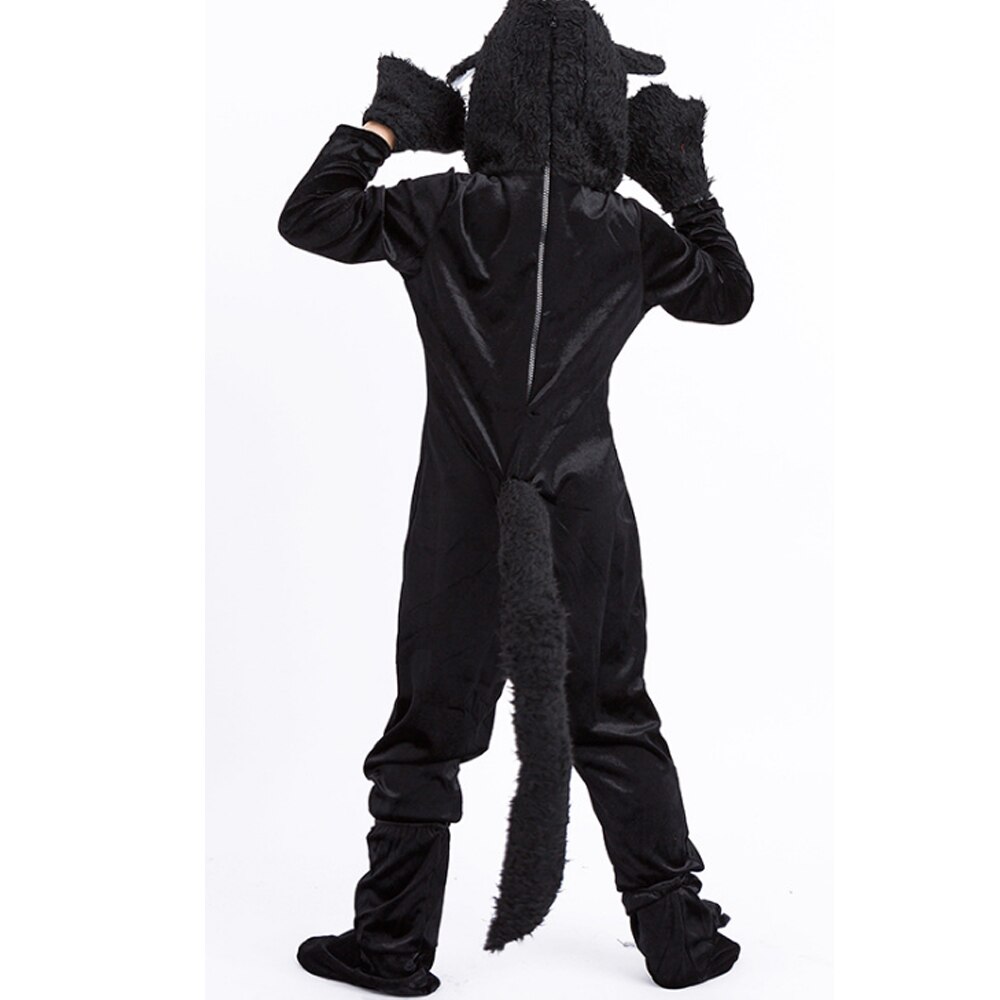 Ouder-kind Outfit Leuke Kleuterschool Jongen Beer Kat Animal Cosplay Jumpsuit Kinderen Dag Uniformen Halloween Kerst Kostuums