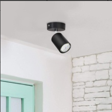 Nordic Creatieve Opbouw Draaibaar Huis Woonkamer Keuken Eiland 6W Vervangbare GU10 Led Cob Spot Plafond Downlight: Azul