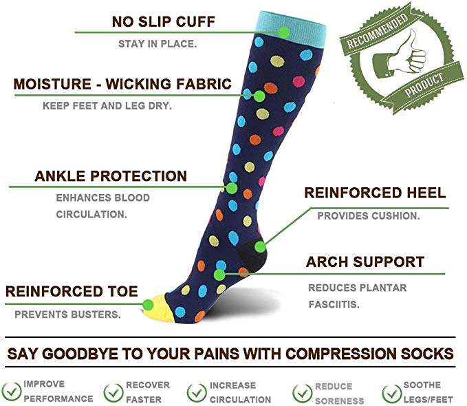 unisex Sport Kompression Strümpfe Krampfadern Strumpf Bein Unterstützung Gezogen Muskel strecken Blut Bündelung Anti Müdigkeit Männer Socken