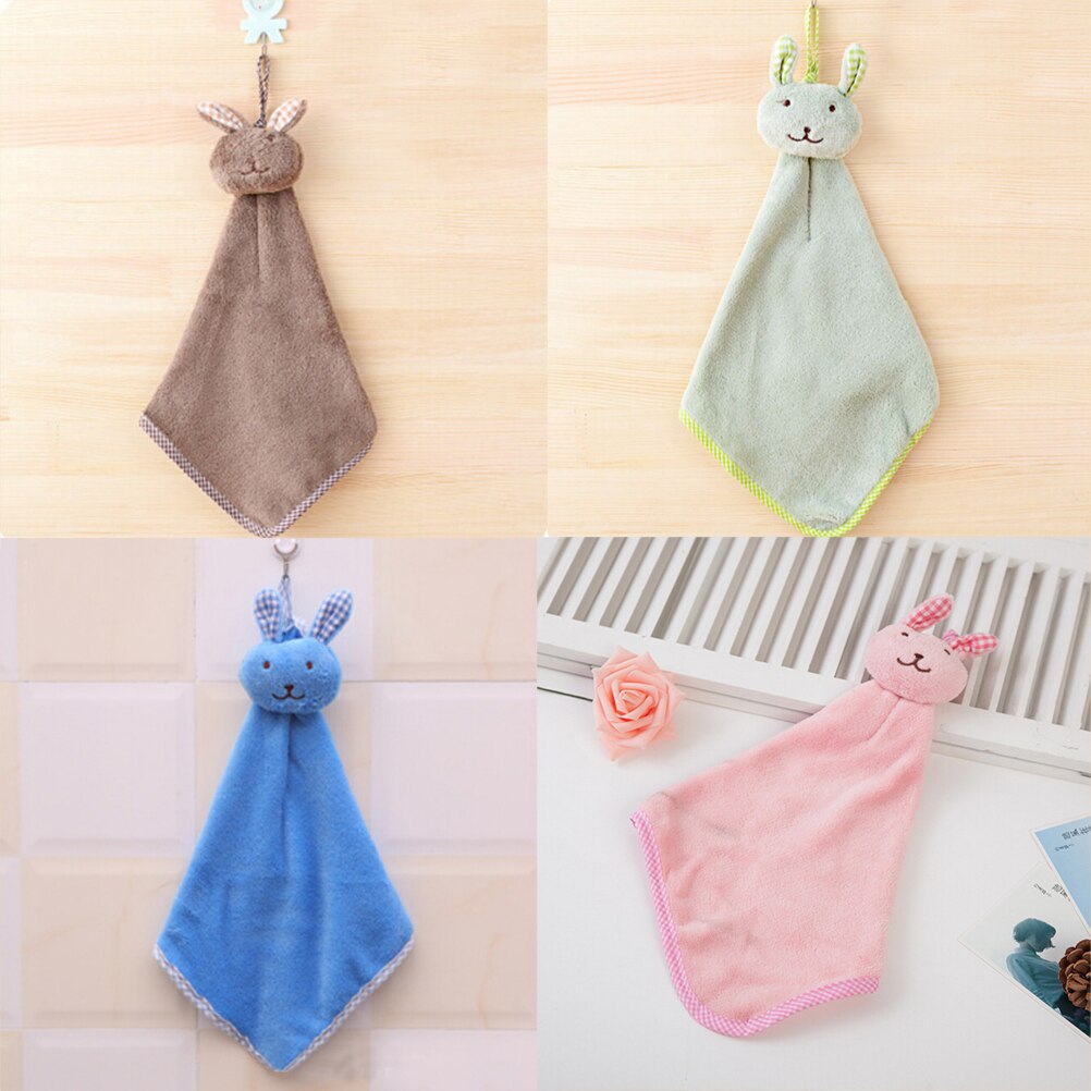 Baby Hand Towel Cartoon Rabbit Plush Kitchen Soft ... – Grandado