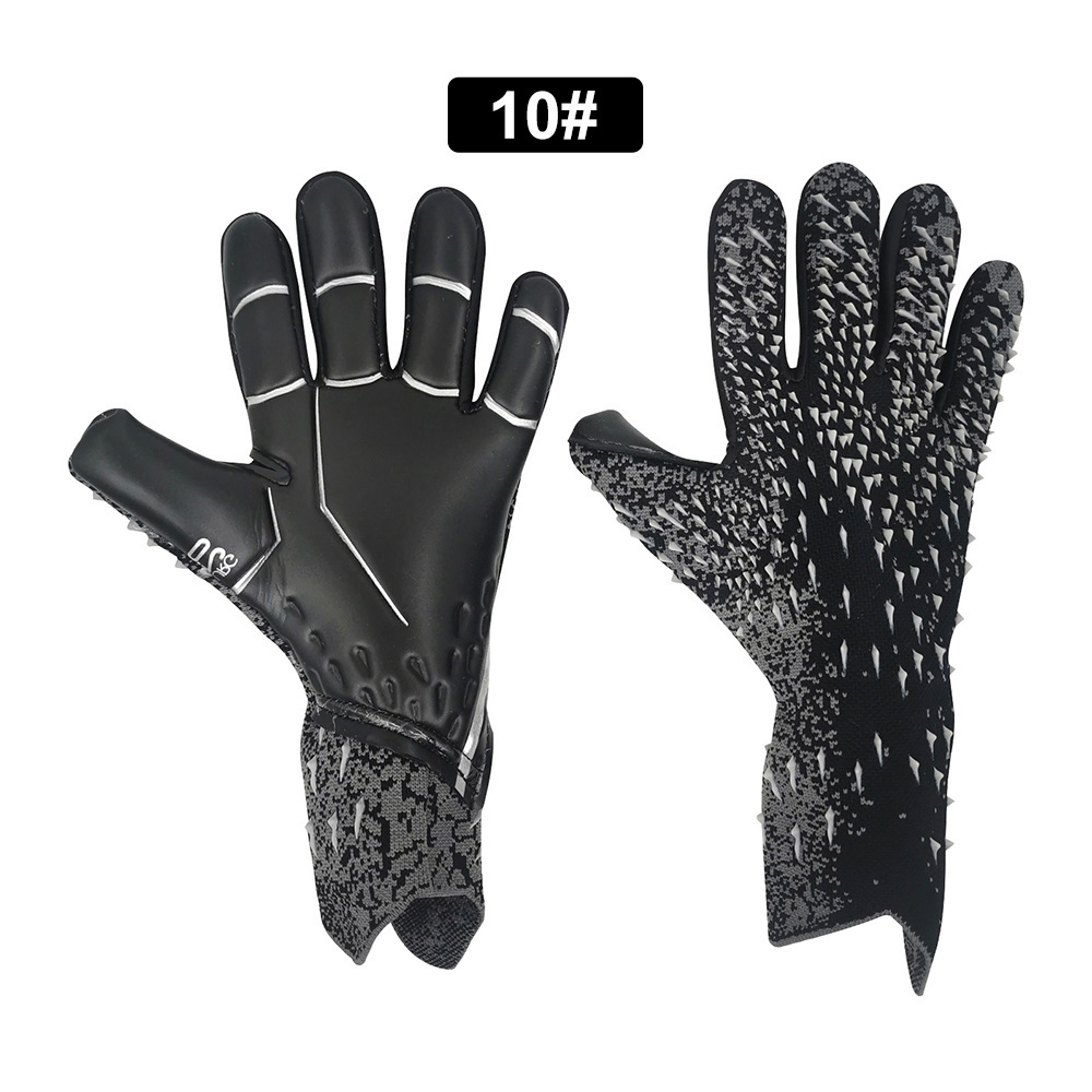 Professionele Voetbal Keeper Voetbal Handschoenen Anti-Slip Dikker Voetbal Keeper Handschoenen Vinger Bescherming Handschoenen Voetbal Equipmen