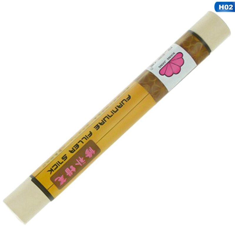 1 Pcs Wooden Floor Furniture Repari Pen Markers & Filler Sticks Wood Scratches Restore Kit Scratch Patch Paint Pen Wood Repair: H02