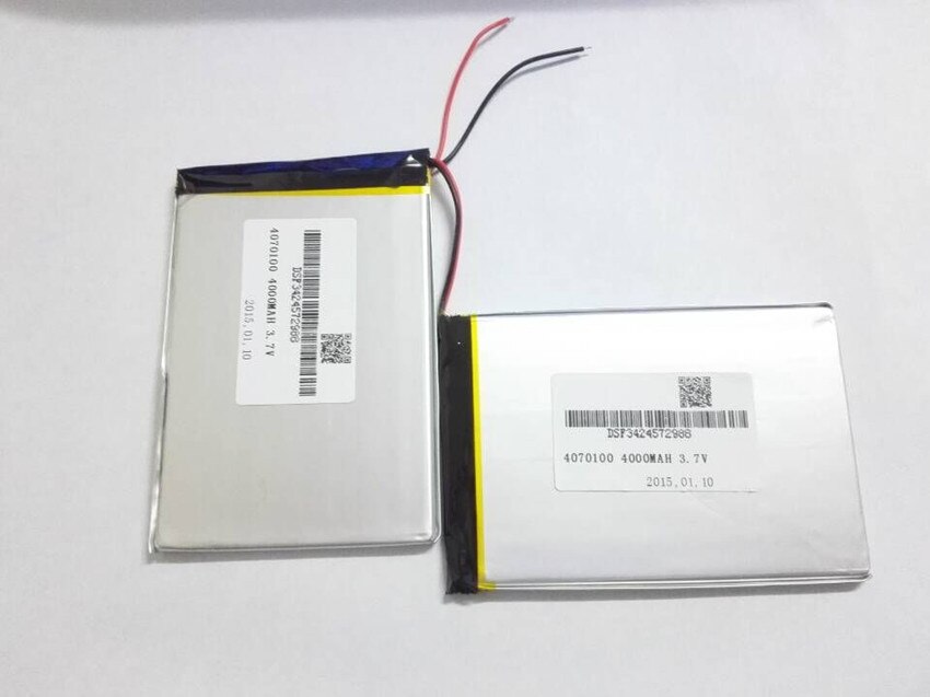 4070100*2 3.7V 8000mah Lithium polymer Battery with protection board For battery for Prestigio Multipad PMP5080b