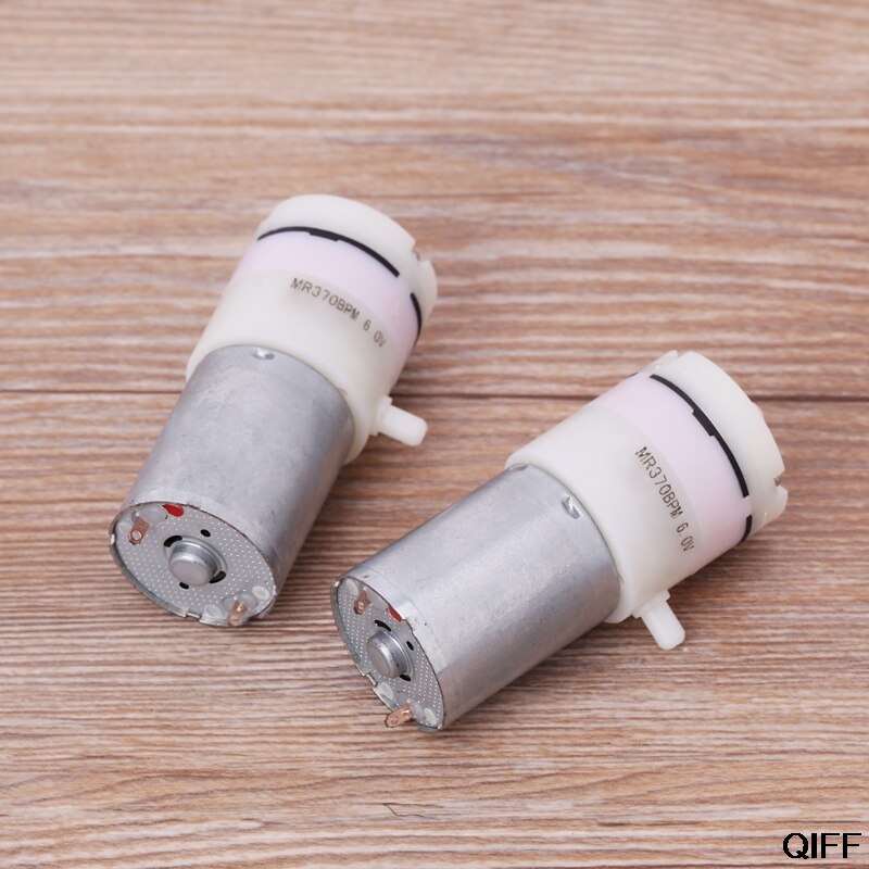 2x DC 3V-6V 5V 370 Motor Micro Mini Air Pump Vacuum For Aquarium Tank Oxygen July 29
