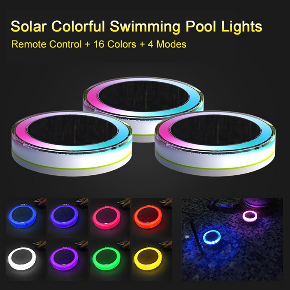 Led-onderwatervijververlichting, zwembadverlichting met afstandsbediening en bluetooth-app, RGB IP68, waterdicht, met zuignap, ideaal voor zwembad, waterval, tuinvijver, aquarium (4-in-1
