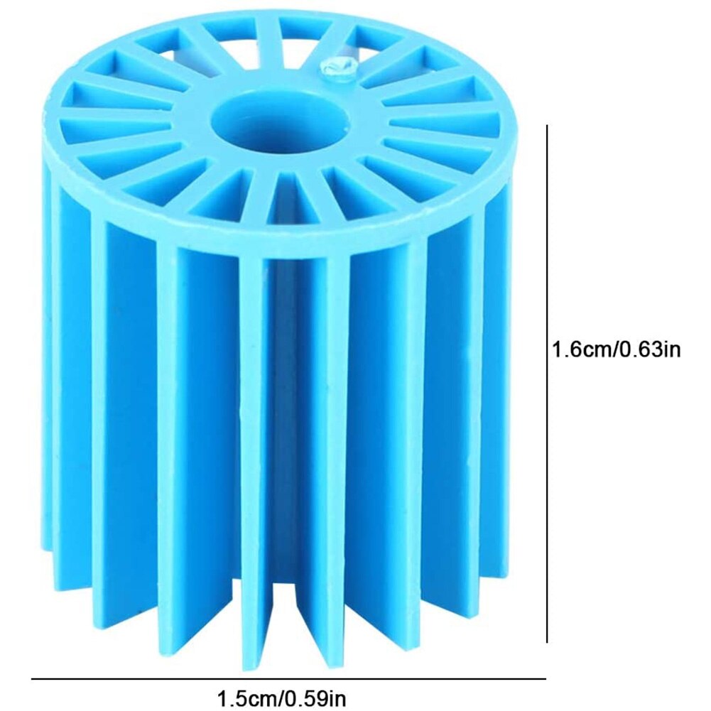 100 szt. Akwarium kule Bio filtr wydajna filtracja biologiczna robić mokrych suchych stawów rybnych Koi niebieski Dropshipping