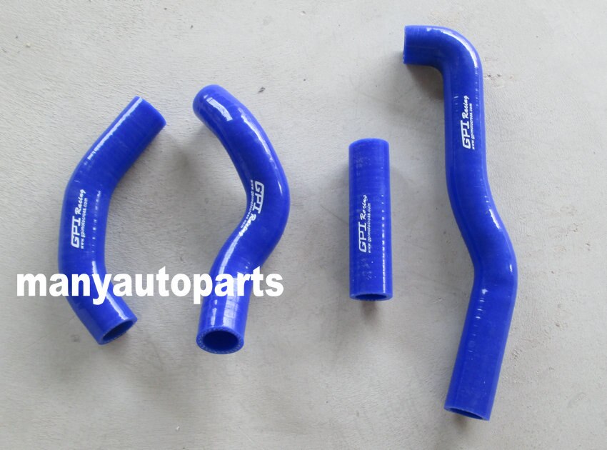 For KAWASAKI KX250 KX 250 1988 1989 88 89 Radiator silicone hose blue