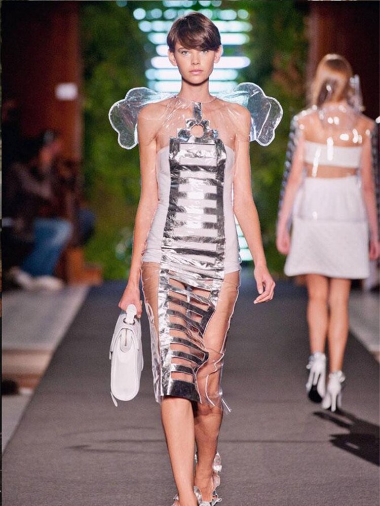 0.2mm Thick PVC Transparent TPU Fabric Waterproof DIY perspective Clothes Raincoat Crystal Bag Wrapped Fabric