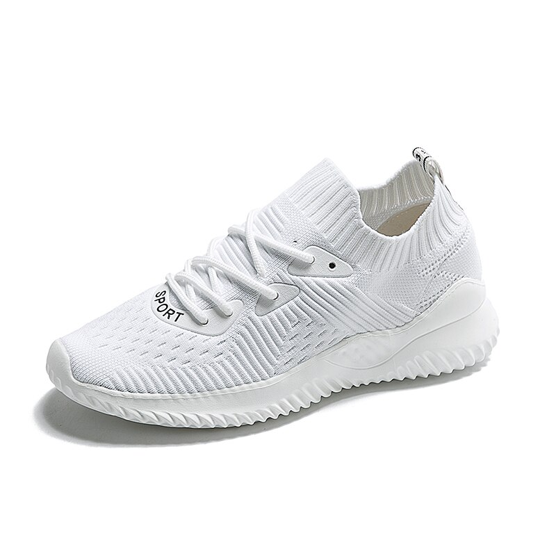 Sommer klassiske kvinder tennissko stabilitet slid atletisk sportssko sommer kvinder cool bløde åndbare sneakers sneakers: Hvid / 6