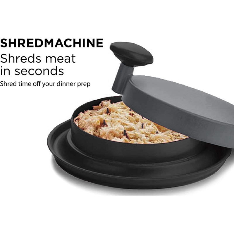 Kip Shredder Shred Machine Vlees Shredder Voor Pulled Pork Rood Rundvlees En Kip Vaatwasmachinebestendig (2 Stuks Grijs)