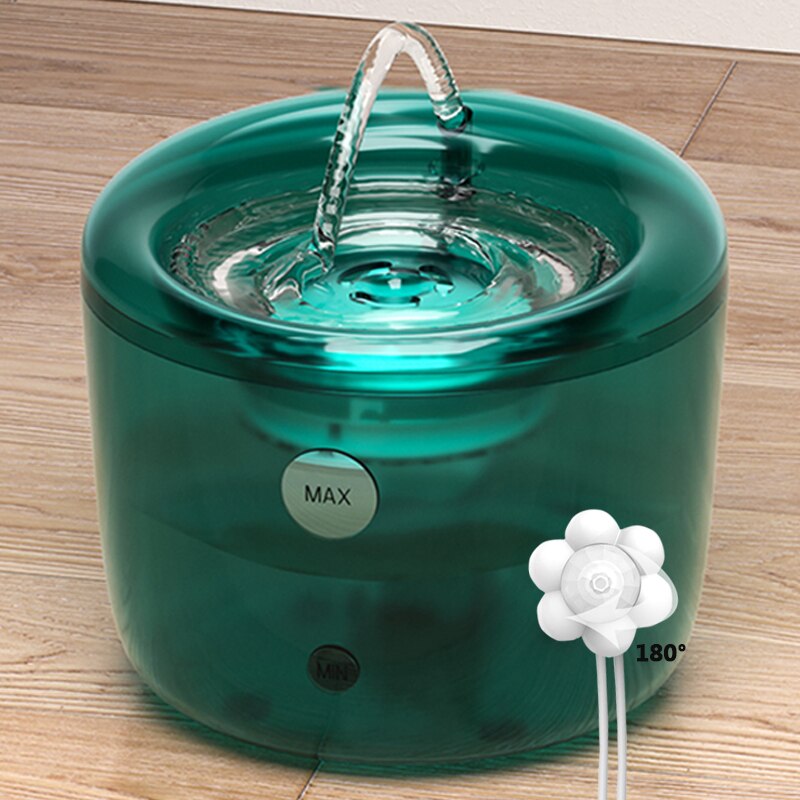 Nowy inteligentny kot fontanna robić picia filtr automatyczny dozownik robić wody w obiegu 1.6L automatyczny czujnik podajnik robić napojów: A02sensorX1