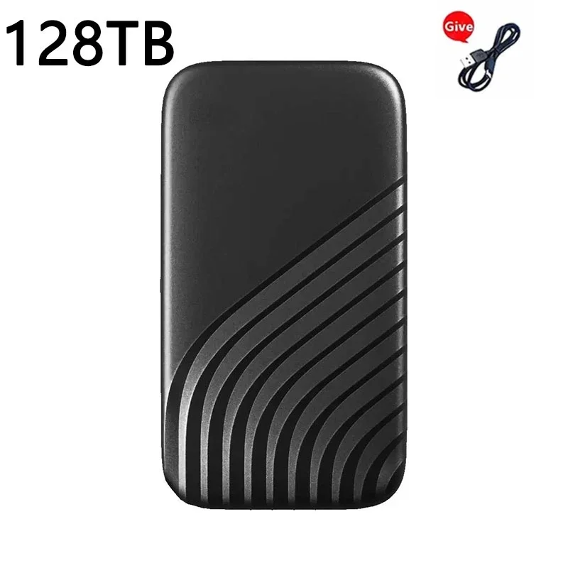 Lenovo 128TB High Speed SSD External Hard Drive USB3.1 Type-C Portable Storage for Laptop/PC 2TB 4TB 8TB Flash Drive: Yellow