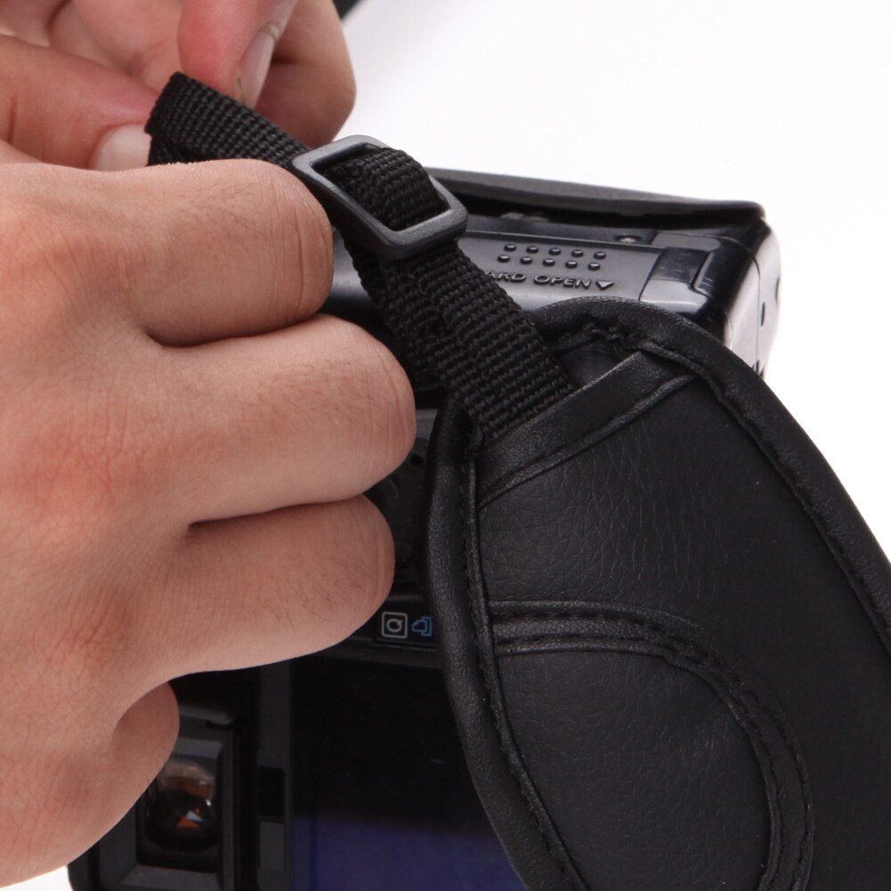 Dragonne en PU pour appareil photo, pour Canon EOS Nikon Sony Olympus SLR DSLR