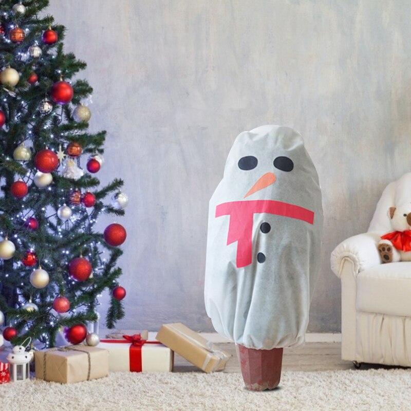 Winter warm jaar kerstboom afdekking deken planten afdekking halloween schedel hoofd vorstbescherming tuinieren decoratie