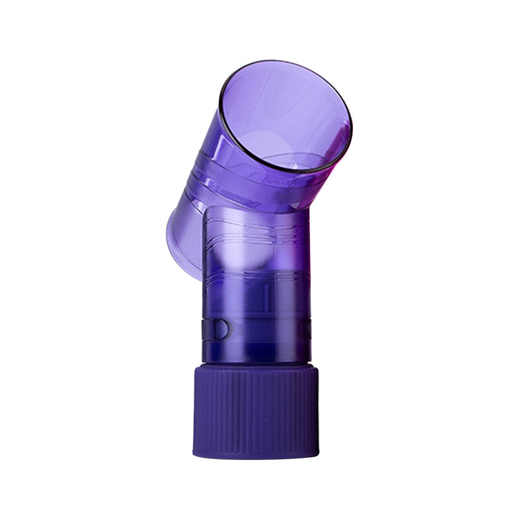 Practical DIY Hair Diffuser Salon Magic Hair Roller Drying Cap Blow Dryer Wind Curl Hair Dryer Cover Hair Styling Tools: purple