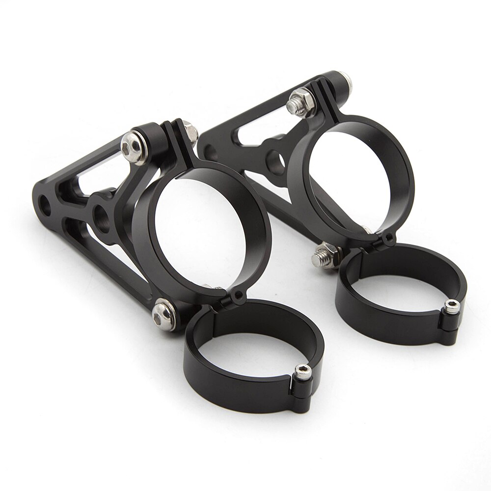 Universal Motorcycle Headlight Mount Bracket Headlamp Holder Clamp Adjustable 40MM 41MM 48MM 50MM 51MM