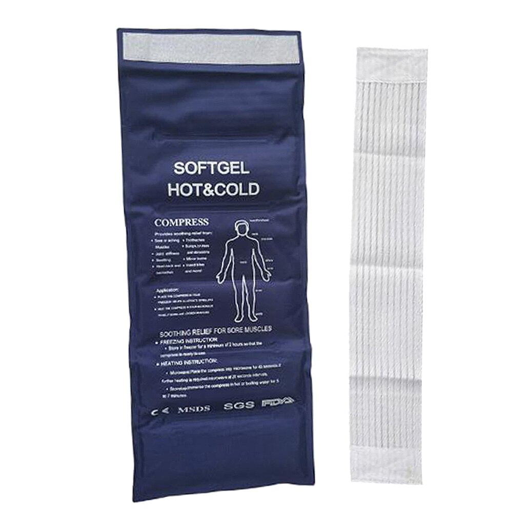 Reusable Cold Gel Pack for First Aid Sports Muscle Pain Ice Heat Pad Microwave Heating Gel Pad Therapy Wraps First Aid Pain
