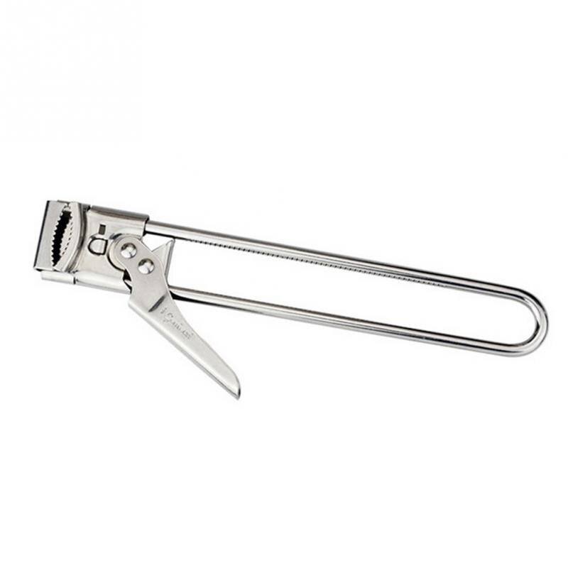 Profissional portátil ajustável manual de aço inoxidável jar tampa abridor garra abridor lata suprimentos cozinha acessórios