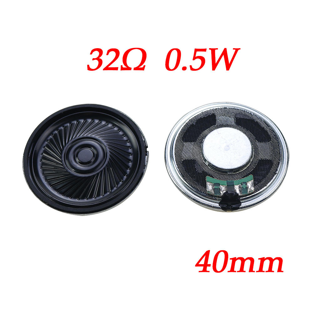 2PCS Ultra Thin Mini Speaker 32Ohm 0.5 Watt 0.5W 32R Speaker Diameter 28MM 36MM 40MM 2.8CM 3.6CM 4CM Suona Buzzer: Lavender