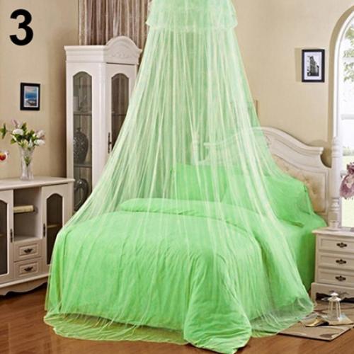 Hotel egant – lit en dentelle, auvent en maille, dôme rond, moustiquaire, couverture de lit, lit suspendu pour bébé, 50%: Green