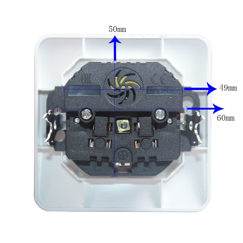 style USB Wall Socket Double USB Port 5V 2A pared prise electrique prise usb murale steckdose FB-01