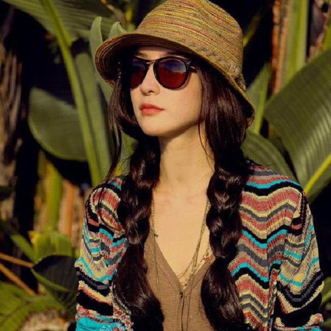 Zomer Mode Zon Hoeden Casual Strand Stro Ademend Reizen Hoed Bohemen Vintage Outdoor Zon Voorkomen Cap Hoeden Voor Vrouwen