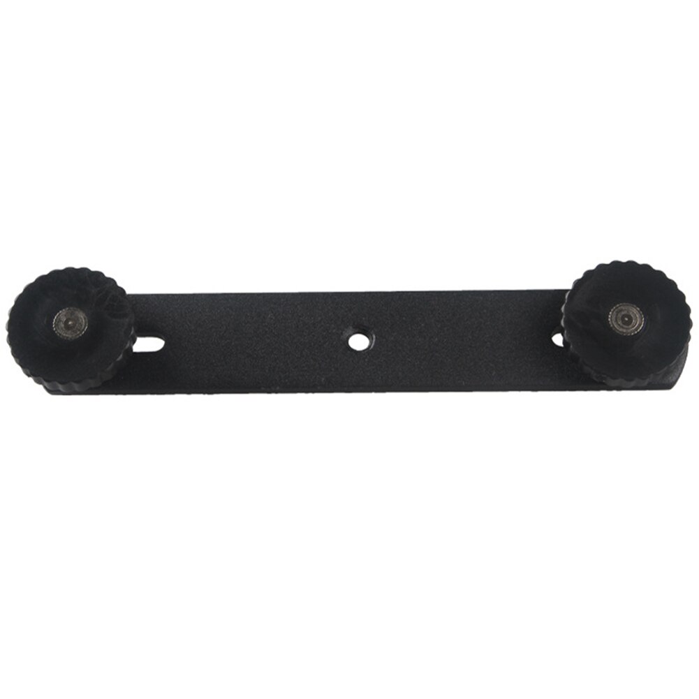 Dual DSLR Stand Double Head Hole Black Speedlite Light Bracket Mount Holder Tripod Camera Metal Universal 1/4 Screw Flash Lamp