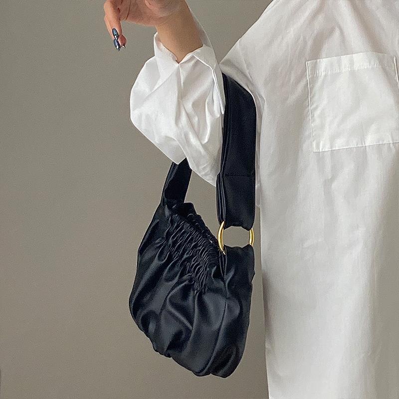 Cloud Small Shoulder Clutch Bag Female Women Leather Handbags Summer Fold OL Bolsas Feminina Sac A Main Purse The Pouch