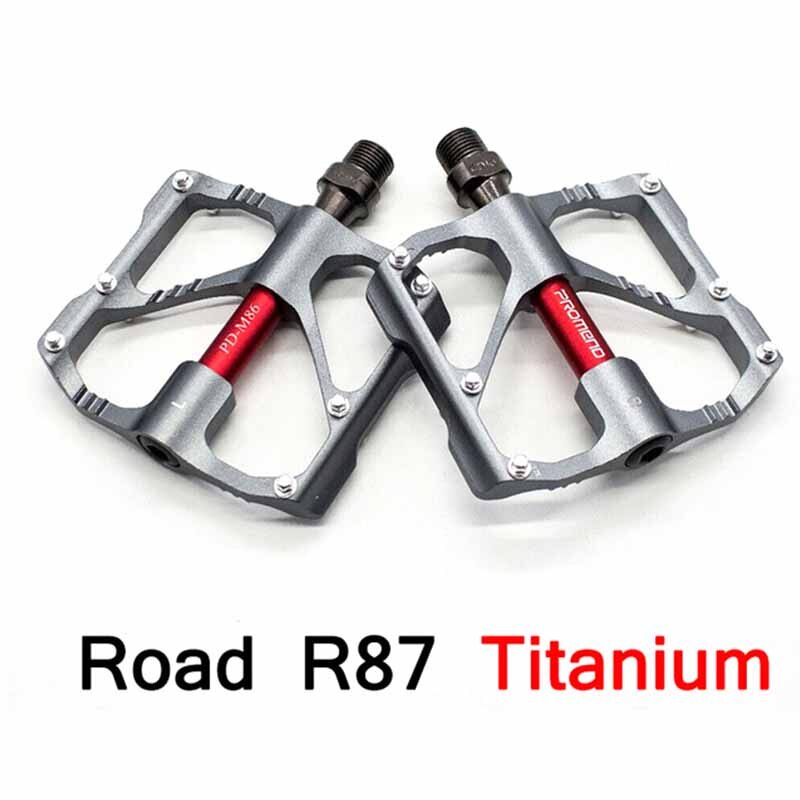 Fiets Pedaal Fietsen Paardrijden Componenten Aluminium 3 Palin: Road-R87-titanium