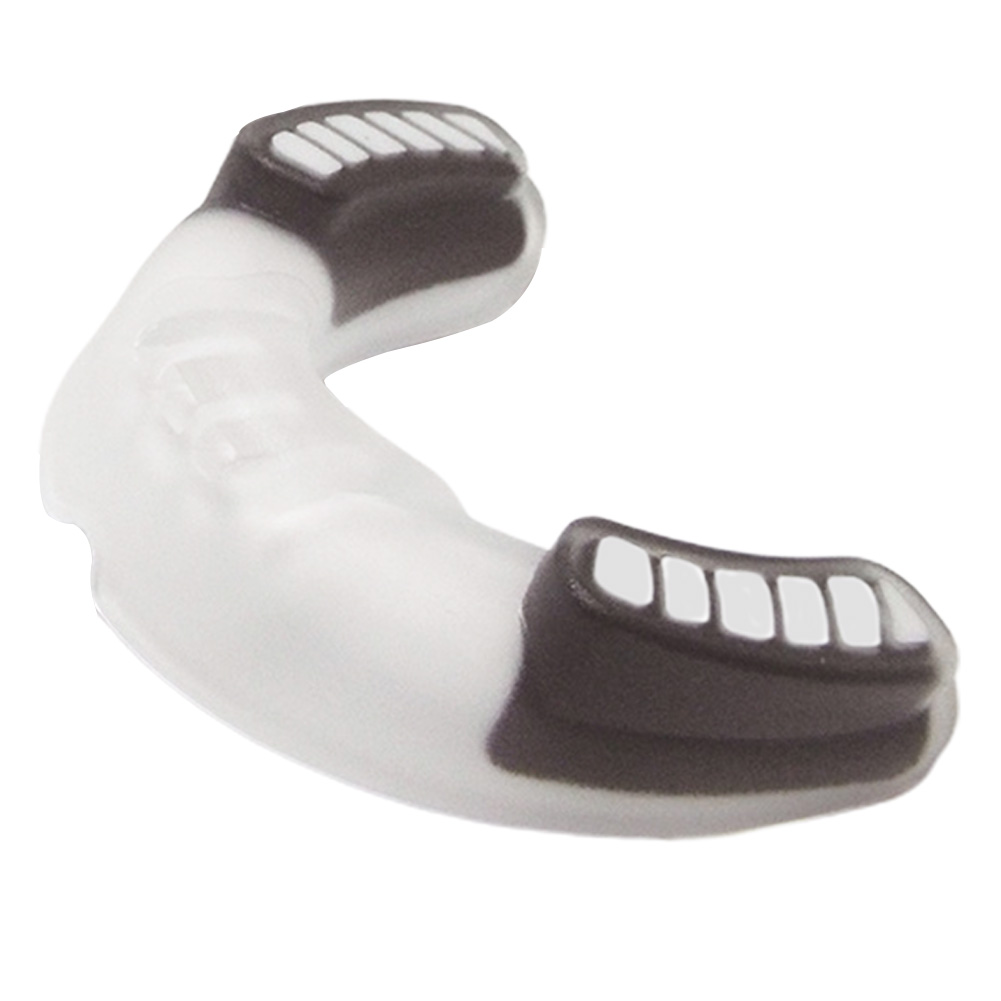 Mouth Guard Boxing Protective Gear Shield Safety Nursing Sports With Flowport Teeth Brace Basketball Single Sided: White