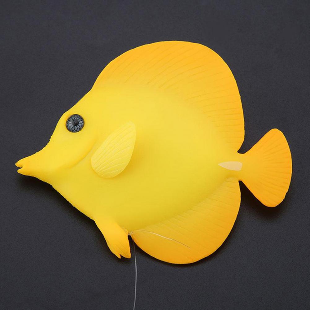 Artificial Fish Simulation Floating Faux Clownfish Fish Tank Decor Supplies for Aquarium