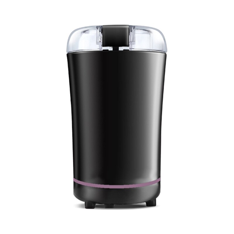 Mini kitchen grinder electric coffee grinder coffee powder machine household coffee Machine: Black