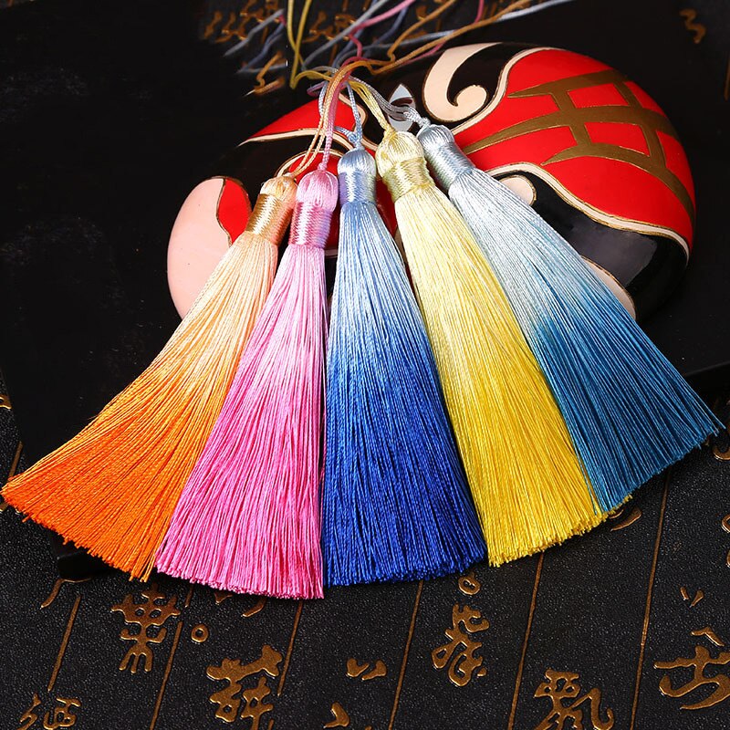 Rideaux à franges, -page peigne pour vêtements, de décoration, fait à la main bricolage, 5 pièces/ensemble, 10.5cm