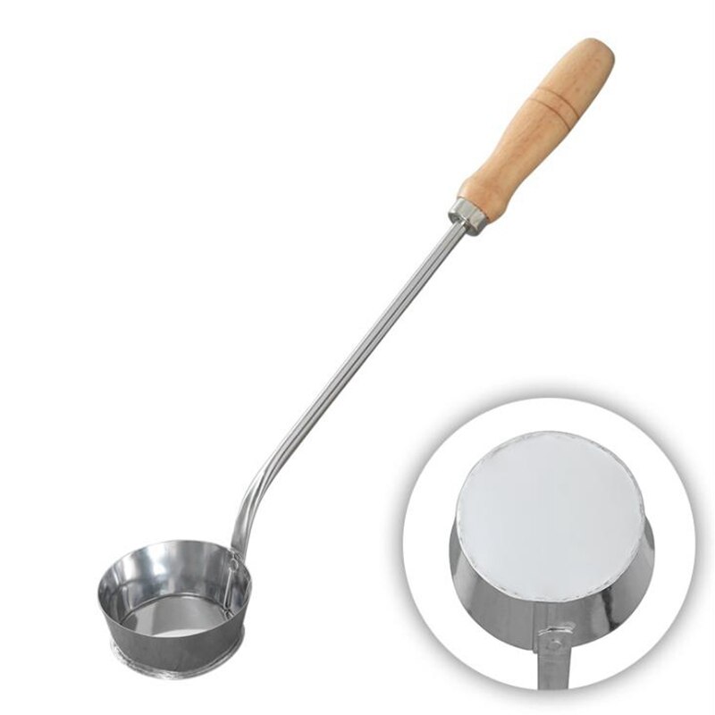 Rostfritt stål kök tårta gör mögel kött biff mögel hushåll manuell stekt kött sked