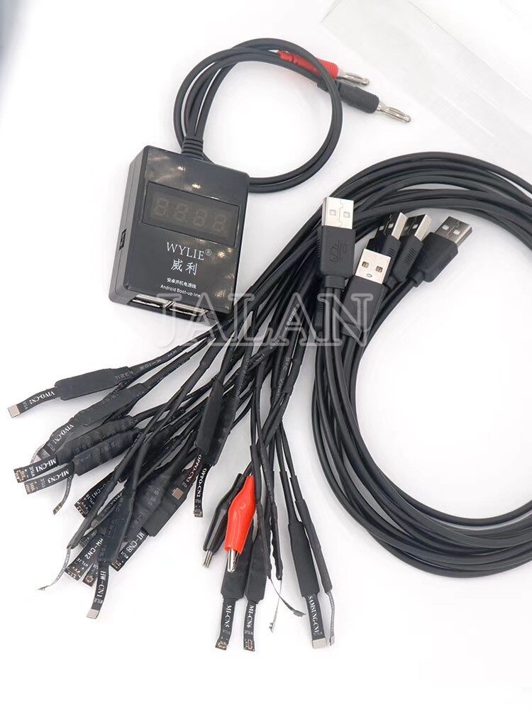 WYLIE Power Supply ON/OFF Test Cable For Samsung For Huawei Android Series DC Power Control Test Cable