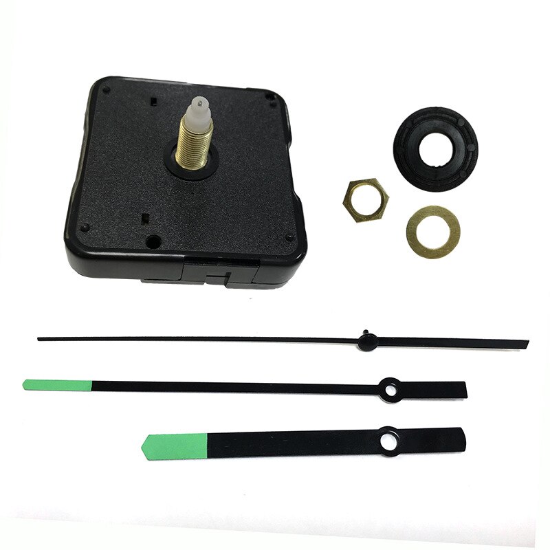 Fluorescerende Wandklok Diy Ambachtelijke Klok Accessoires Lichtgevende Quartz Uurwerk Tl Naald